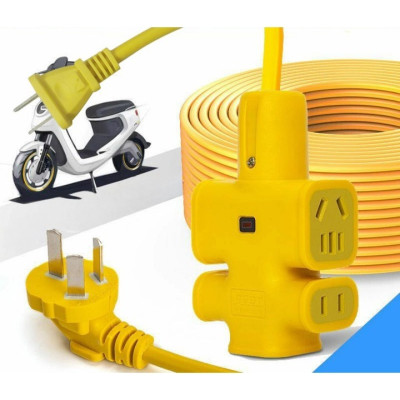 CUỘN DÂY ĐIỆN 16A - 250V DÀI 25M KÈM Ổ CẮM ĐÚC VÀ PHÍCH CẮM ĐÚC LIỀN DÂY CHỊU LỰC CAO CẤP (5 Ổ CẮM, DÂY 2 x 4 LI) - Hàng Chính Hãng