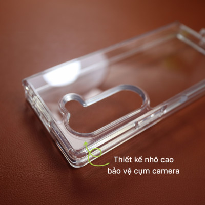 Ốp lưng chống sốc trong suốt cho Samsung Galaxy Z Fold 3 Fold 4 Fold 5 Fold 6 Fold 7 hiệu Likgus Crashproof giúp chống chịu  mọi va đập - hàng nhập khẩu