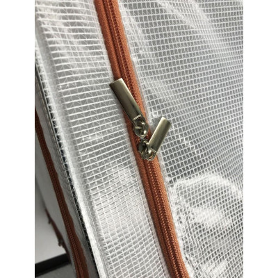 TÚI ĐỰNG CHĂN MỀN QUẦN ÁO KHUNG THÉP TRONG SUỐT GẤP GỌN 66L