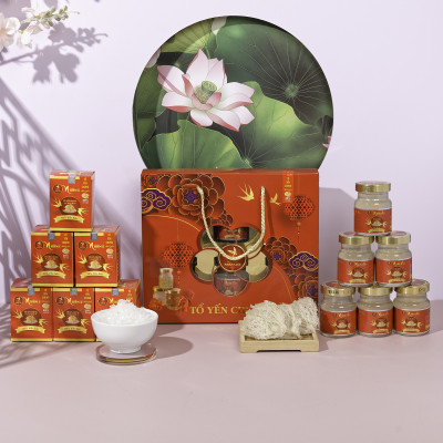 [Hộp 6 Lọ] Nước Yến Sào Chưng Đường Phèn Nhân Việt 30% Yến Hũ 70ml