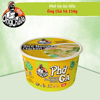 Phở Gà Ông Chà Và Hộp Ăn Liền 150g - Phù Hợp Cho Người Ăn Chay