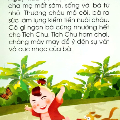 Cổ Tích Việt Nam Chữ To Cho Bé Tập Nói, Tập Đọc - Cậu Bé Tích Chu