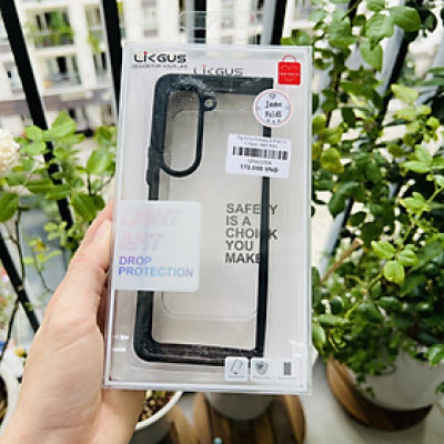 Ốp lưng cho Galaxy Z Fold 5 Likgus trong viền màu- hàng chính hãng