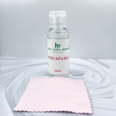 Nước  Nước Làm Sáng Bạc Tặng Kèm Khăn Lau Chuyên Dụng BẠC HIỂU MINH RB001