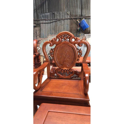 Bộ bàn ghế giả cổ guột gỗ gụ