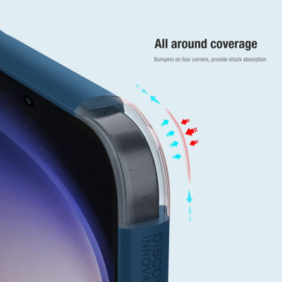 Ốp Lưng Nillkin Super Frosted Shield Pro Cho Samsung Galaxy S24 Ultra, S24 Plus, S24, S24 FE ốp chống sốc chống vân tay cực tốt – Hàng Chính Hãng