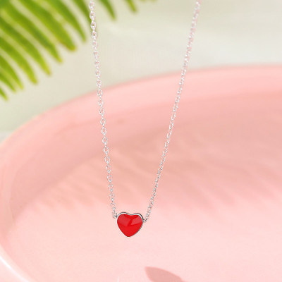 Dây chuyền trái tim đỏ nhỏ xinh sweet heart