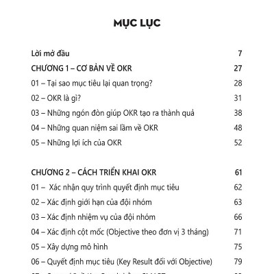 OKR - Từ Chiến Lược Mục Tiêu Đến Kết Quả Then Chốt