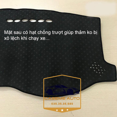[SUZUKI ERTIGA] Thảm Taplo 3 Lớp Dành Cho Xe SUZUKI ERTIGA, Nhung Lông Cừu Và Da Vân Carbon Cao Cấp - Hàng Chính Hãng