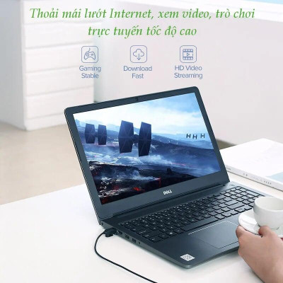Ugreen UG70332NW122TK 1m cáp mạng cat6a utp od2.8 siêu nhỏ thuần đồng - HÀNG CHÍNH HÃNG