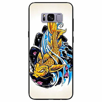 Ốp lưng dành cho Samsung S8 mẫu Chép Vàng Nền Sáng