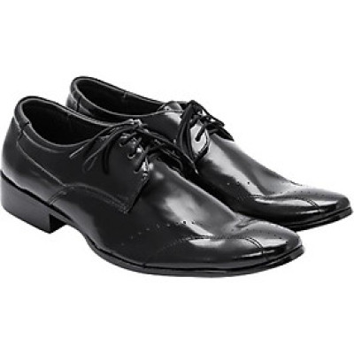 Giày Tây Nam Huy Hoàng HT7102 - Đen