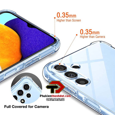 Ốp lưng cho SamSung Galaxy S23 FE trong suốt chống sốc bảo vệ camera sau, gờ 4 góc LIKGUS - Hàng chính hãng