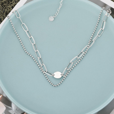 Dây chuyền vòng cổ thời trang ánh sáng phong cách Âu Mỹ cổ điển