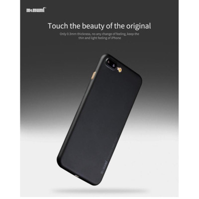 Ốp lưng nhám hiệu Memumi cho iPhone 7 Plus / iPhone 8 Plus có gờ bảo vệ camera mỏng 0.3mm - Sản phẩm chính hãng