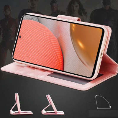 Bao da dạng ví dành cho Samsung Galaxy A52 chính hãng Hanman có quai cài