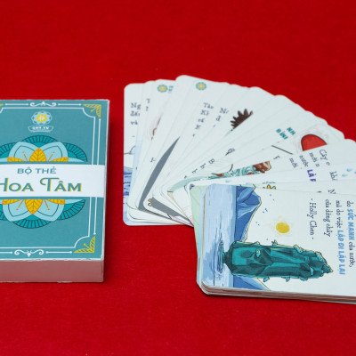 Sách - Bộ thẻ Hoa Tâm