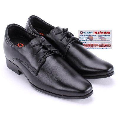 Giày nam tăng chiều cao Huy Hoàng màu đen, nâu HT7189-7716