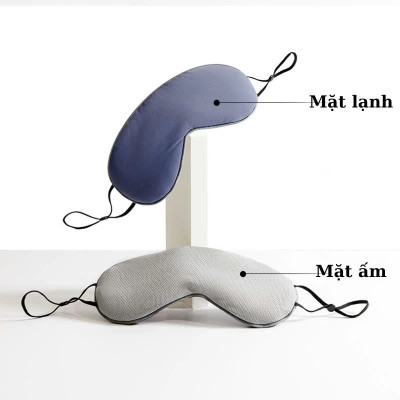 Bịt Che Mắt Ngủ Văn Phòng, Trên Xe Ô tô, Máy Bay, Thoáng Khí, Mềm Mại Cho Giấc Ngủ Ngon, Mặt Nạ Ngủ. Du Lịch Dã Ngoại Phượt Thiền - Giao Màu Ngẫu Nhiên