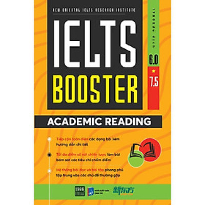 Sách - Ielts Booster Academic Reading - New Oriental IELTs Research Institute - 1980 Books