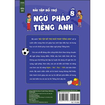 BÀI TẬP BỔ TRỢ NGỮ PHÁP TIẾNG ANH
 Lớp 8