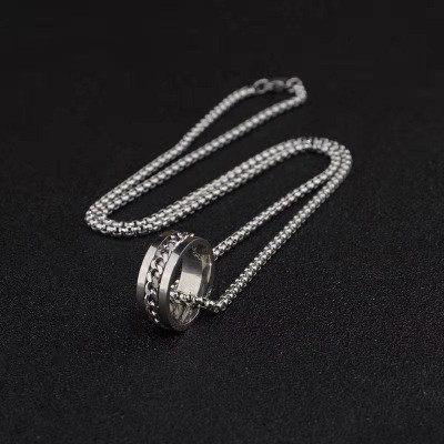 Dây chuyền nam nữ Veins Brick titan cao cấp trangsucpt thời trang rẻ đẹp thép không gỉ PTDCNA194