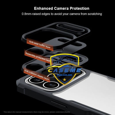 Ốp Lưng XUNDD Dành Cho iPhone Air, iPhone 17, iPhone 17 Pro, iPhone 17 Pro Max Chống Sốc, TPU + Acrylic Trong Suốt, Bảo Vệ Camera - Hàng chính hãng