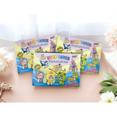 Sách Tô Màu - Baby Three Ở Thế Giới Cổ Tích - Minh Thắng