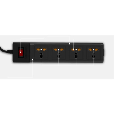 Ổ cắm đa năng 3m Rạng Đông Model: OC02 4C/3M/10A