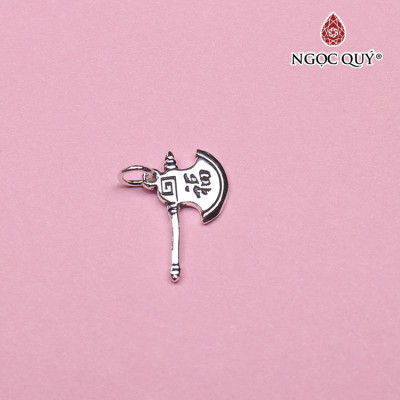 Charm bạc hình cây rìu may mắn treo - Ngọc Quý Gemstones