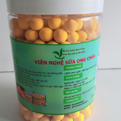 Viên nghệ sữa ong chúa  ( Viên nghệ mật ong) - Hủ 500g
