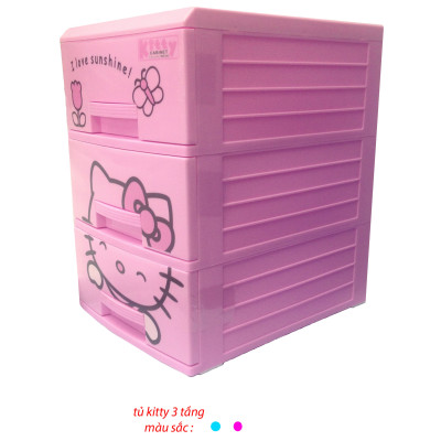 Tủ nhựa Mini 3 tầng