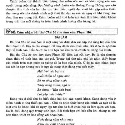 Những bài văn theo chuẩn kiến thức kỹ năng ngữ văn 6 (Dùng chung cho các bộ SGK)