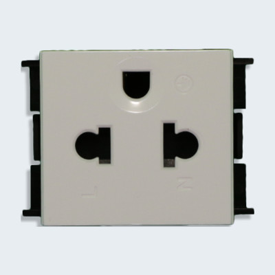 Ổ cắm đơn 3 chấu 16A, size M (F1426UESM_WE_G19)