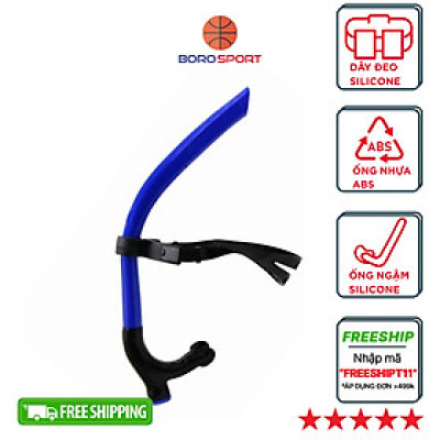 Ống Thở Lặn  Chuyên Nghiệp Cleacco Với Dây Đeo Silicone Mềm Mại Co Giãn - Hàng Chính Hãng