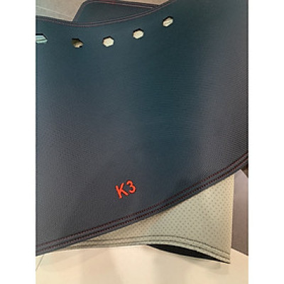 Thảm Taplo Xe K3 2021- 2022-2023 Da PU Vân Carbon , 3 Lớp Chống Trượt Cao Cấp