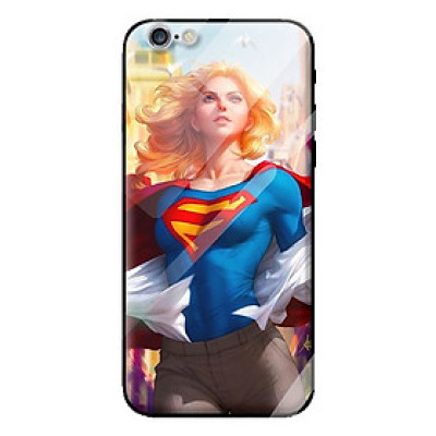 Ốp lưng kính cường lực cho iPhone 6 Girl 205 - Hàng chính hãng