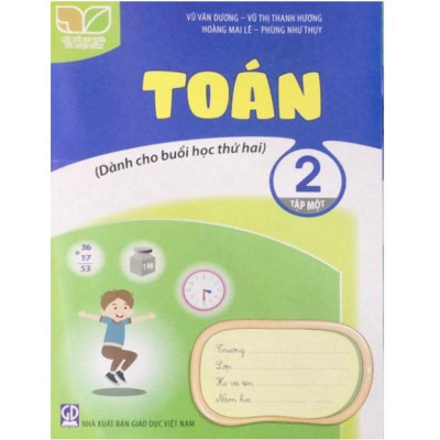 Sách - Combo Toán 2 - (Tập 1 + Tập 2) dành cho buổi học thứ 2 (Kết nối tri thức với cuộc sống)