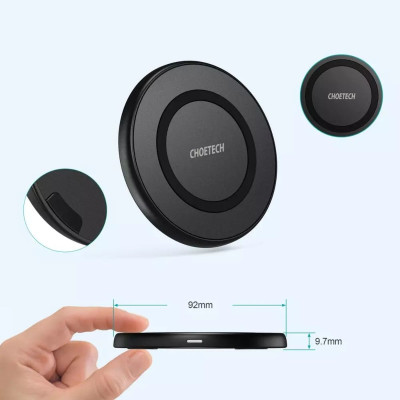 Đế sạc Choetech T526 nhanh không dây  công suất 10W (Hàng chính hãng)