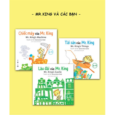 Sách - Bộ Sách Mr.king Và Các Bạn - Combo 3 Cuốn - Thái Hà Books