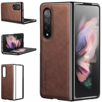 Ốp lưng da cho SamSung Galaxy Z Fold3 5G chính hãng X-level - Hàng chính hãng