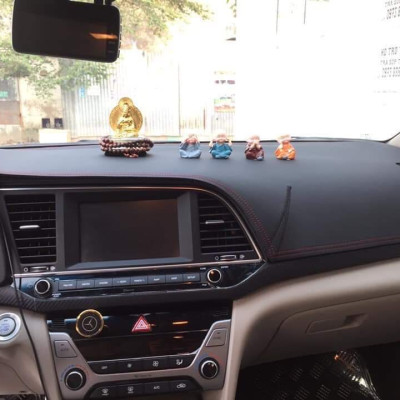 Thảm da Taplo vân carbon Cao cấp dành cho xe KIA Cerato 2016-2017