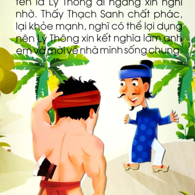 Cổ Tích Việt Nam Chữ To Cho Bé Tập Nói, Tập Đọc - Thạch Sanh