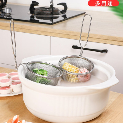 Combo 02 dụng cụ vớt lọc thực phẩm inox Echo Misokoshi Ø10cm - Hàng nội địa Nhật Bản |#Mẫu Mới|