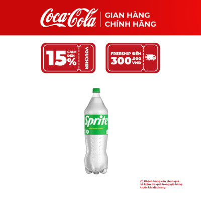 Combo 2 Chai Nước Ngọt Giải Khát Sprite Vị Chanh 1,95l/Chai Coca-Cola Official Store_TK