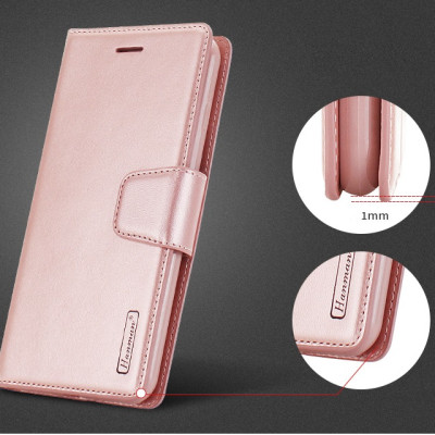 Bao da dạng ví dành cho Samsung Galaxy A52 chính hãng Hanman có quai cài