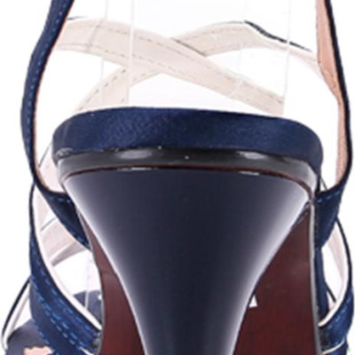 Giày Sandal Nữ Cao Gót Huy Hoàng HT7058 - Xanh