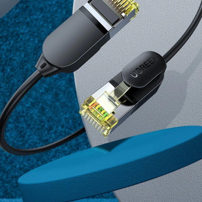 Ugreen UG80418NW149TK 3M 10Gbps màu đen cáp mạng CAT7 siêu mỏng nhỏ 0.38mm - HÀNG CHÍNH HÃNG