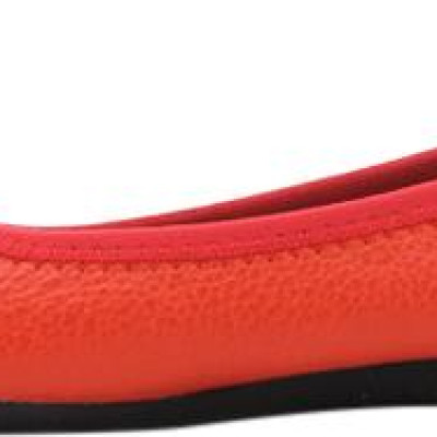 Giày Nữ Búp Bê Da Bò Huy Hoàng HT7910 - Cam