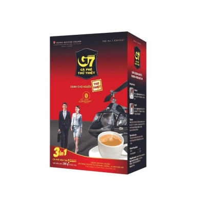 Cà Phê Hòa Tan G7 3in1 Trung Nguyên – Hộp 18 Gói – Cà Phê Sữa Hòa Tan Tiện Lợi, Đậm Vị Việt